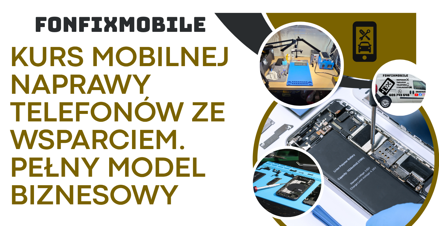 Kurs mobilnej naprawy telefonów FONFIXMOBILE